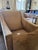 A. Rudin A. Rudin No. 688 Modern Lounge Chair in Gold Fabric For Sale - Image 4 of 7