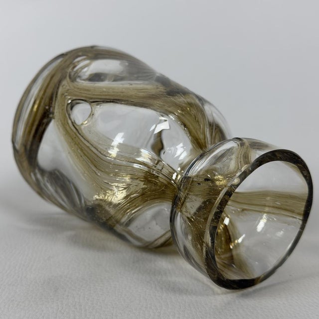 Modernist Fumé Vase in Sommerso Glass from Spiegelau, 1970s For Sale - Image 5 of 11