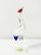 Glass Mid-Century Modern Murano Art Glass Crane Bird Figurine from Made Murano Glass, 1970s For Sale - Image 7 of 14