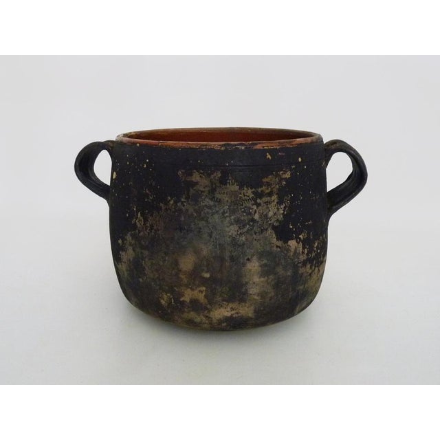 Black Large Terracotta Cooking Pot by JB Hughes for Vallauris, 1960s For Sale - Image 8 of 8