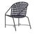 Not Yet Made - Made To Order Brown Jordan Kantan Aluminum Suncloth Arm Chair, Textured Pewter frame with Marine fabric For Sale - Image 5 of 11