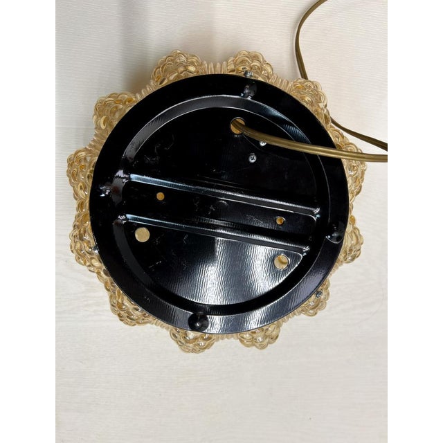 Amber Bubble Glass Flush Mount in the style of Helena Tynell, 1960s For Sale - Image 10 of 15