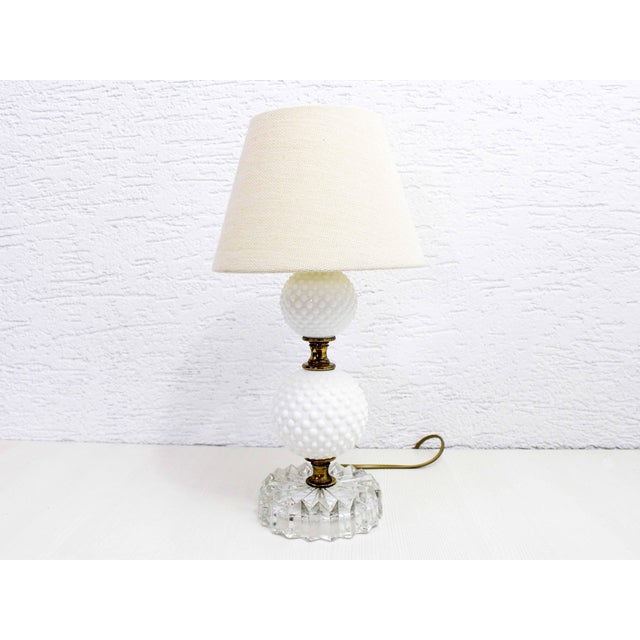 Mid-Century Glass Table Lamp, 1950s For Sale - Image 12 of 12