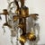 Metal 1970s Crystal and Tole Metal Gold 2 Arm Candlestick Wall Sconce - Italy For Sale - Image 7 of 7