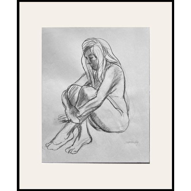 Original Life Drawing, Female Figure News For Sale - Image 4 of 4