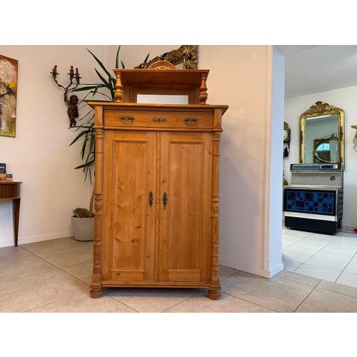 Antique Vertico Cabinet in Softwood For Sale - Image 6 of 14