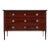 Louis XVI Mahogany Chest, Antique French, Gray Marble, Circa 1820 For Sale