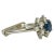 Modern 1972 Tiffany & Co Platinum Sapphire and Diamond Cluster Ring For Sale - Image 3 of 14