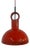 Red Ceramic Hanging Lamp For Sale