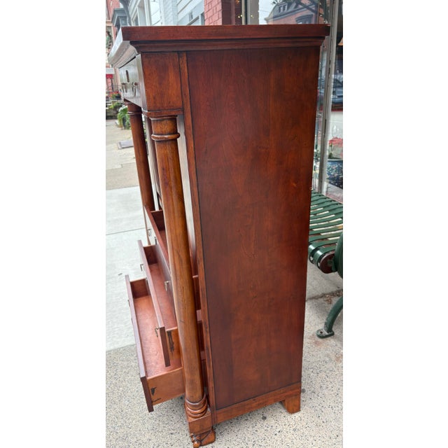 French Empire Inspired Tall Writing Desk For Sale - Image 12 of 12