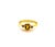 Art Deco Bochic “Orient” Vintage Yellow Sapphire & Cognac Diamond Ring Set In 18K Gold & Silver For Sale - Image 3 of 13