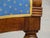 Wood Antique Gondola Armchair in Walnut and Fabric For Sale - Image 7 of 18