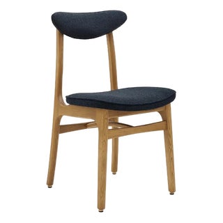 200-190 Chair Boucle Indigo Natural Wood, 2023 For Sale