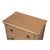 Neoclassical Petite Three-Drawer Chest in Brown Tulip Wood For Sale - Image 4 of 11