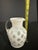 Hand-Blown Frosted Art Glass Pitcher With Polka Dot Pattern VNTG For Sale - Image 9 of 12