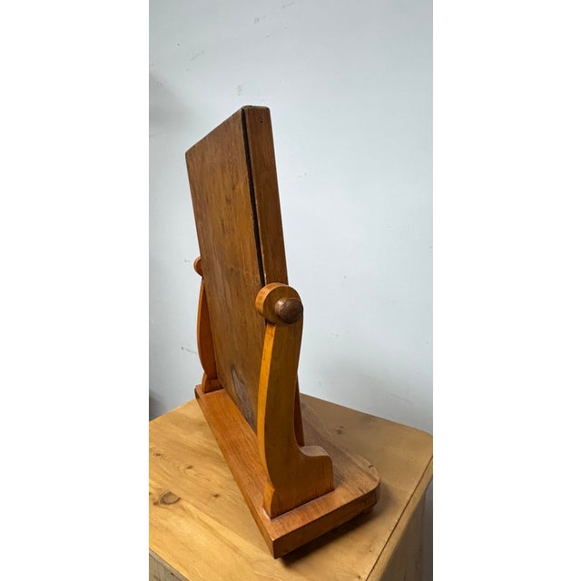 English Antique English Tabletop Dressing or Shaving Mirror For Sale - Image 3 of 4