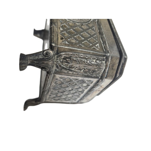 Metal Eclectic German Sugar Bowl from WMF, 1890s For Sale - Image 7 of 18