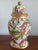 Palm Beach Style Decorative Ceramic Ginger Jar- Tropical Theme Hot Pink, Green With Gilt Accents For Sale - Image 12 of 12