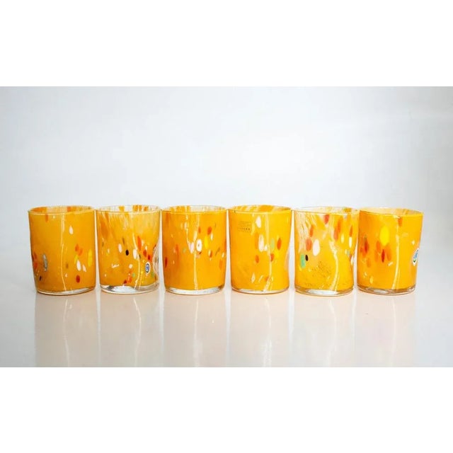 La Vetreria Firenze Drinking Set by Vestidello Luke, Set of 6 For Sale - Image 12 of 12