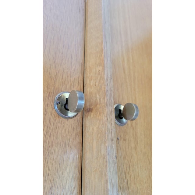 Wood Vintage Wardrobe by André Sornay, 1950s For Sale - Image 7 of 14