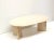 Oval Travertine Coffee Table, 1970s For Sale - Image 6 of 6