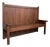 Spanish Early 20th Century Bench with Dove-Tail and Tall Back For Sale