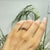 Boho 3.74 Ct Oval Multicolor Tourmaline Full Eternity Ring in 925 Sterling Silver Size 7.5 For Sale - Image 4 of 15