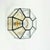 Glashütte Limburg Mid-Century Modern Glass & Brass Ceiling Light/Flush Mount From Limburg, Germany, 1960s For Sale - Image 4 of 10