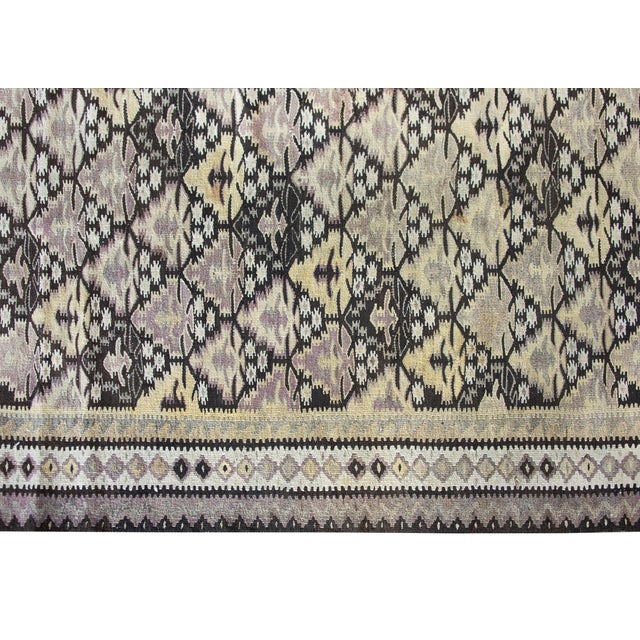 Persian Early 20th Century Persian Qazvin Kilim Rug For Sale - Image 3 of 12
