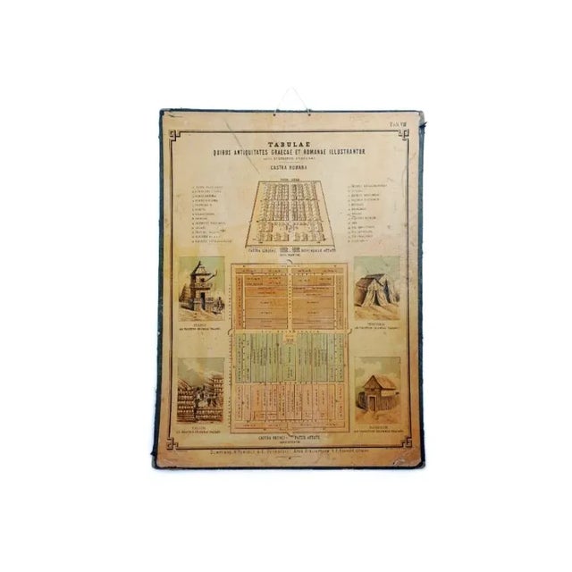Collotype print, photo reproduction roman military camps plate viii 1893 edited by stephanus cybulski published by n....