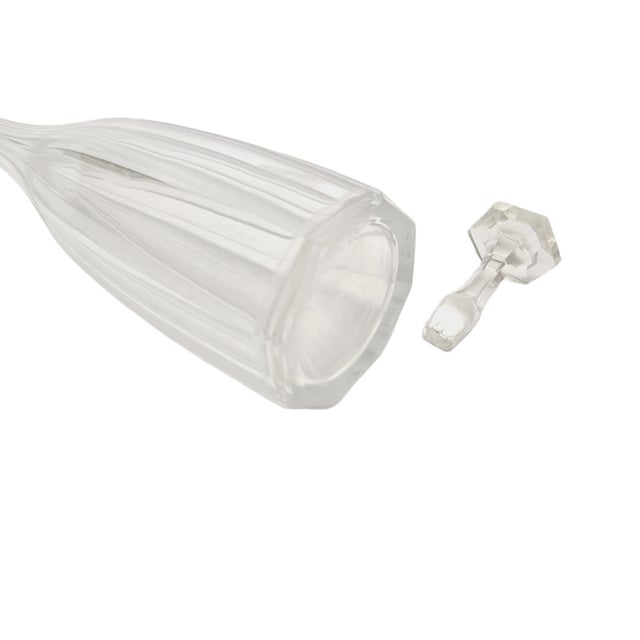 Art Deco Crystal Silver Carafe, Denmark, 1950s For Sale - Image 10 of 13