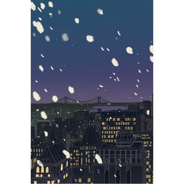 Paper Empire State Building Triptych Limited Edition Print on Entrada Rag by Marz Junior For Sale - Image 7 of 11