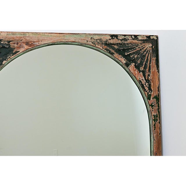 Wood French 19th Century Window Transom Mirror For Sale - Image 7 of 11
