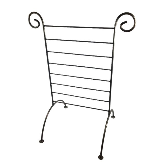 Vintage 1950s Bronze Magazine Rack For Sale - Image 9 of 9