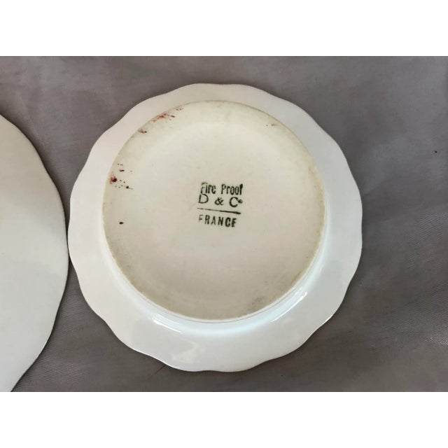 Antique Limoges Porcelain Ramekins & Saucers Set 8 Pieces Chairish