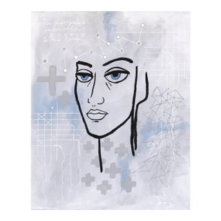 Maybe Tomorrow - Original Neo-Expressionist Mixed Media Painting on Canvas by Soren Grau For Sale