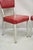 General Fireproofing Company Mid 20th Century Vintage General Fireproofing GoodForm Aluminum Red Vinyl Side Chairs - A Pair For Sale - Image 4 of 11