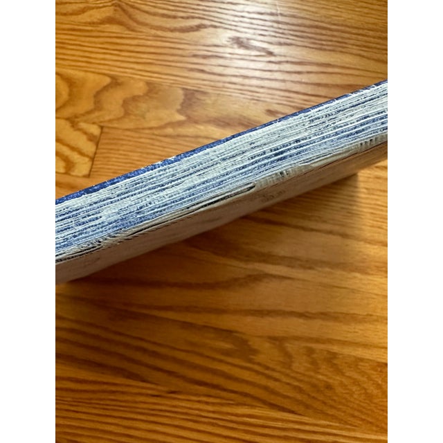 Abstract Erin Simon Original Abstract Painting “Current” (In Blue and White) Canvas For Sale - Image 3 of 7