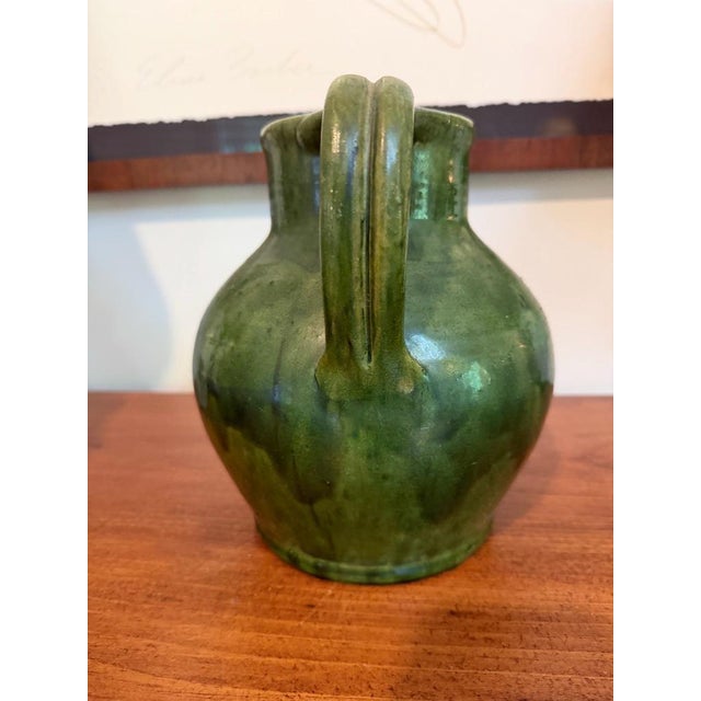 This authentic, hand-picked 8 inch tall water pitcher, known locally as an orjol, is a stunning example of the traditional...