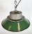 Green Green Enamel and Cast Iron Industrial Pendant Light, 1960s For Sale - Image 8 of 17