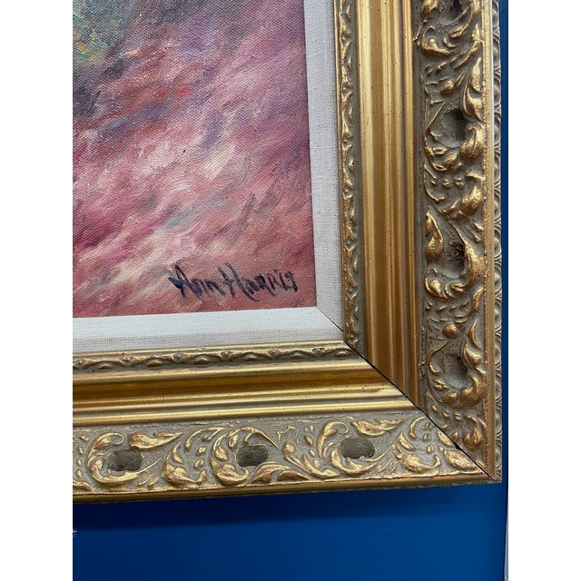Late 20th Century Late 20th Century Framed Oil Painting by Ann Harris For Sale - Image 5 of 6