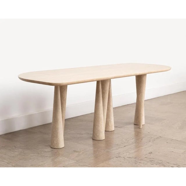 Medium Silvia Dining Table by Moure Studio For Sale - Image 6 of 12