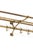 Long Brass Luggage Rack with Hooks For Sale - Image 9 of 11