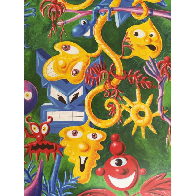 Juicy Jungle Exhibition Poster from Kenny Scharf, 1984 For Sale - Image 8 of 9