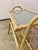 Italian Midcentury Rattan & Bamboo Side Table / Magazine Rack, 1950/60s For Sale - Image 10 of 12