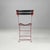1970s Modern Italian Red Black Celestina Folding Chair by Marco Zanuso for Zanotta, 1970s For Sale - Image 5 of 18