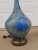 Mid 20th Century Helmut Bruchman Style Mid Century Modern Blue Glaze Ceramic Lamps - a Pair For Sale - Image 10 of 12