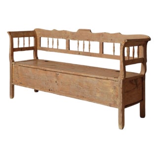 19th Century French Alsace Farm Bench For Sale
