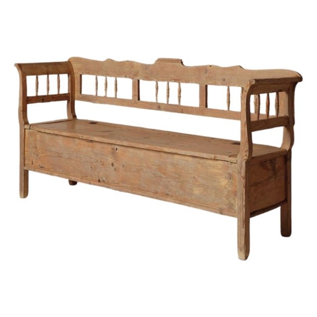 19th Century French Alsace Farm Bench For Sale
