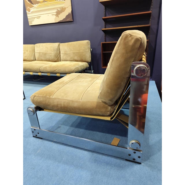 Sofa Set with Armchairs by Guilles Bouchez for Airborne, 1970, Set of 3 For Sale - Image 6 of 14